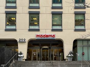 Moderna office in Cambridge, Massachusetts